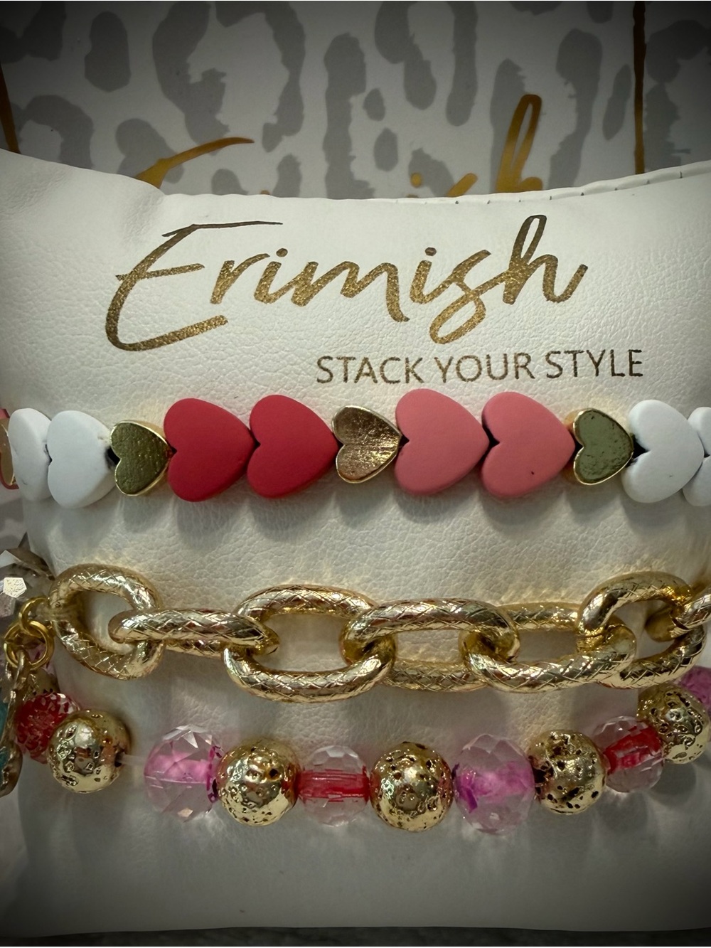 New ERIMISH Bracelets 3 pc- Valentine’s - Custom Regular, Kids Or Extended Size